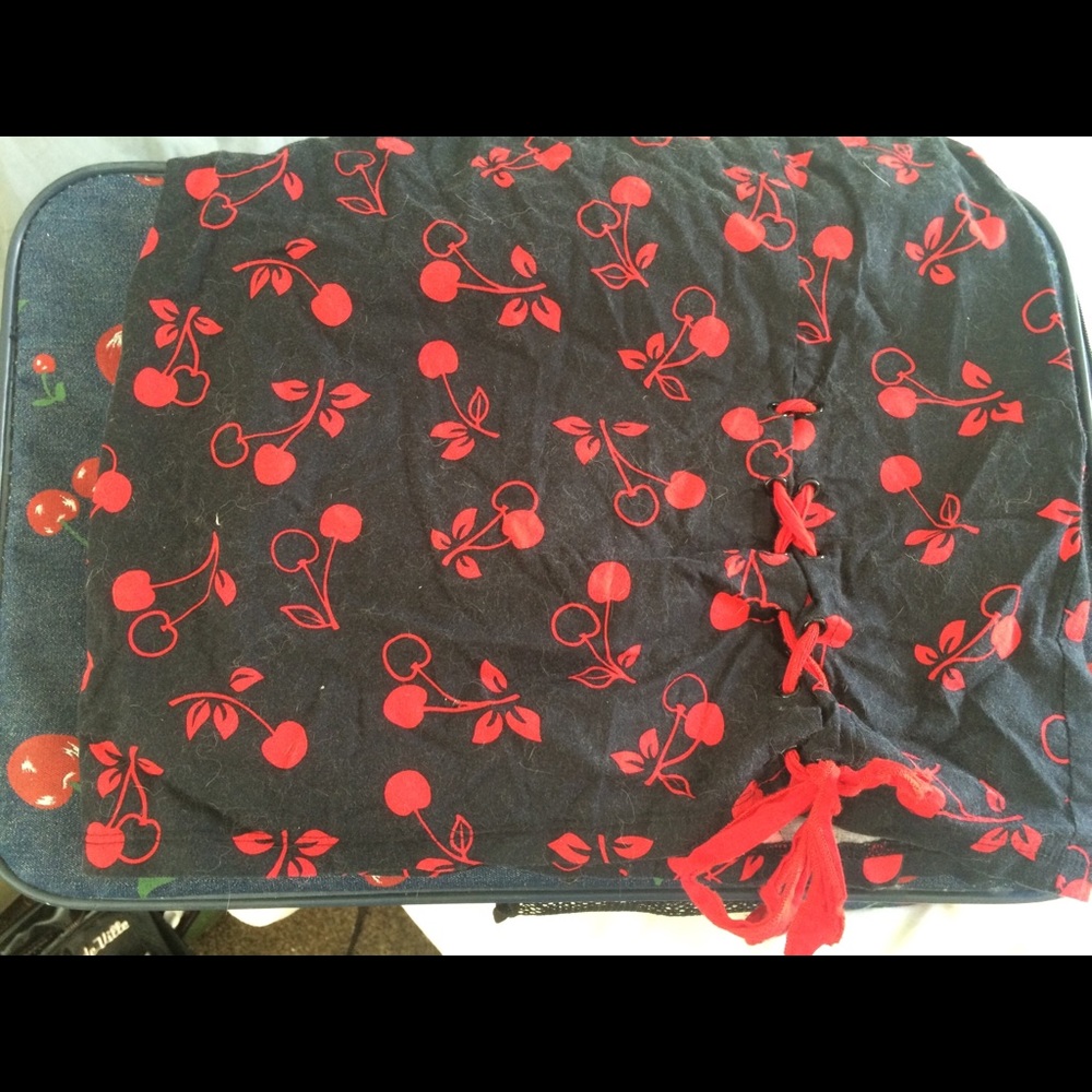 Cherry Print Pinup Dress - Picture 3 of 3